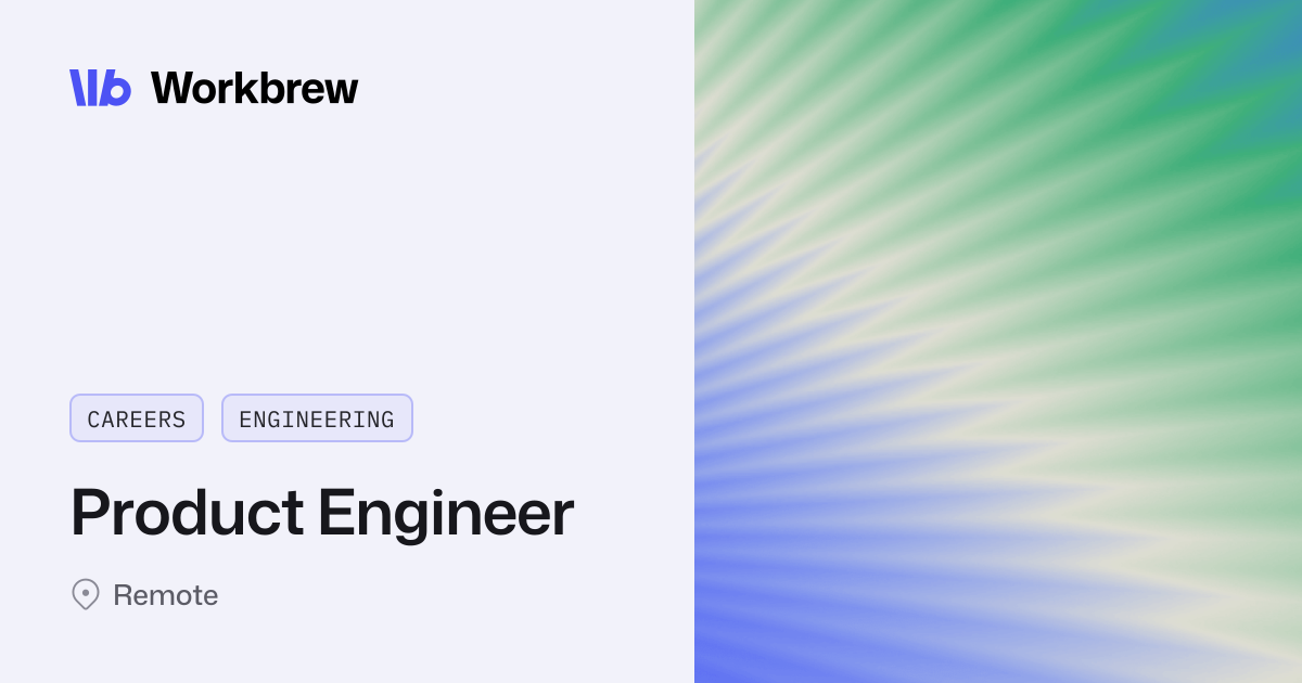 Product Engineer